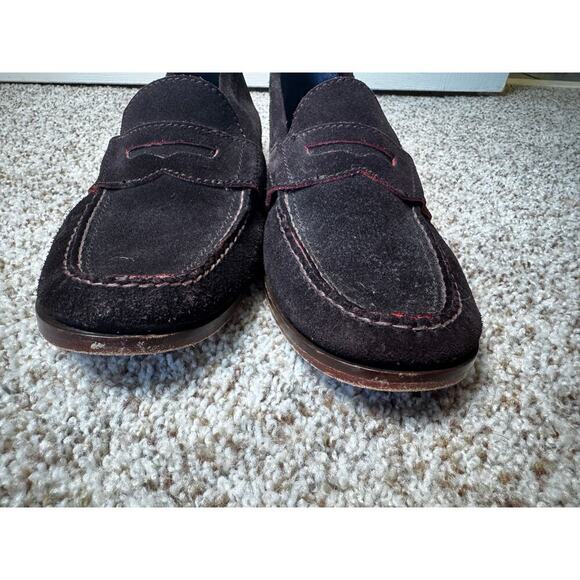 COLE HAAN/NIKE AIR Brown Suede Penny Loafers, size Men's 8.5 - Picture 12 of 15